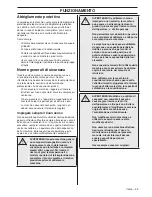 Preview for 99 page of McCulloch M40-110 CLASSIC Operator'S Manual