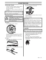 Preview for 103 page of McCulloch M40-110 CLASSIC Operator'S Manual