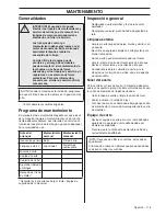 Preview for 115 page of McCulloch M40-110 CLASSIC Operator'S Manual