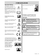 Preview for 119 page of McCulloch M40-110 CLASSIC Operator'S Manual