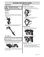 Preview for 123 page of McCulloch M40-110 CLASSIC Operator'S Manual