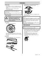 Preview for 207 page of McCulloch M40-110 CLASSIC Operator'S Manual