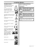 Preview for 223 page of McCulloch M40-110 CLASSIC Operator'S Manual