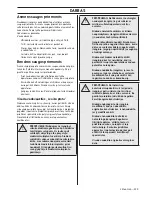 Preview for 229 page of McCulloch M40-110 CLASSIC Operator'S Manual