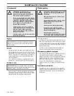 Preview for 280 page of McCulloch M40-110 CLASSIC Operator'S Manual