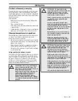 Preview for 281 page of McCulloch M40-110 CLASSIC Operator'S Manual