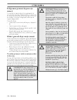 Preview for 294 page of McCulloch M40-110 CLASSIC Operator'S Manual