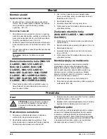 Preview for 298 page of McCulloch M40-120 CLASSIC Operator'S Manual