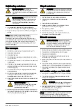 Preview for 167 page of McCulloch M46-120M CLASSIC Operator'S Manual