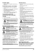 Preview for 229 page of McCulloch M46-120RE CLASSIC Operator'S Manual