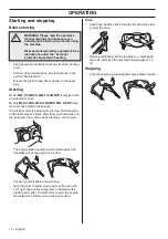 Preview for 10 page of McCulloch M46-140AWRX Operator'S Manual