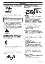 Preview for 129 page of McCulloch M46-140AWRX Operator'S Manual