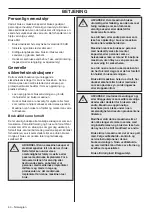 Preview for 60 page of McCulloch M46-160AWRPX Operator'S Manual