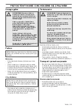 Preview for 191 page of McCulloch M46-160AWRPX Operator'S Manual