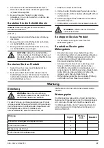 Preview for 47 page of McCulloch M51-120M CLASSIC Operator'S Manual