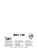 Preview for 1 page of McCulloch M51-125 Instruction Manual