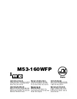 Preview for 1 page of McCulloch M53-160WFP Instruction Manual