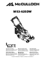 McCulloch M53-625DW Instruction Manual preview