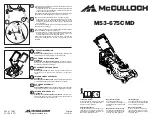 Preview for 1 page of McCulloch M53-675CMD Instruction Manual