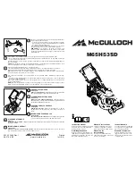 Preview for 1 page of McCulloch M65H53SD User Manual