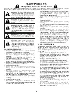 Preview for 2 page of McCulloch M95-66XC Operator'S Manual