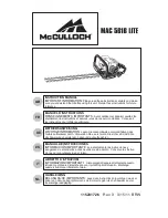 McCulloch MAC 5616 LITE Instruction Manual предпросмотр