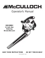 McCulloch MB320BV Operator'S Manual preview