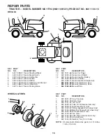 Предварительный просмотр 15 страницы McCulloch MC115T94 Repair Parts Manual