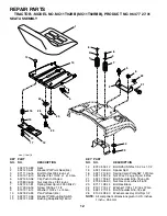 Preview for 12 page of McCulloch MC11T92RB Repair Parts Manual