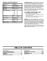 Preview for 4 page of McCulloch MC1236ST Owner'S Manual