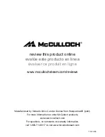 Предварительный просмотр 52 страницы McCulloch MC1350 Owner'S Manual