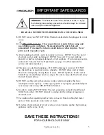 Preview for 3 page of McCulloch MC1407 Instructions Manual