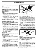 Preview for 16 page of McCulloch MC175H42ST Owner'S Manual