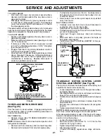 Preview for 21 page of McCulloch MC175H42ST Owner'S Manual