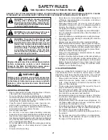 Preview for 2 page of McCulloch MC19538LT Operator'S Manual