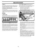 Preview for 16 page of McCulloch MC19538LT Operator'S Manual