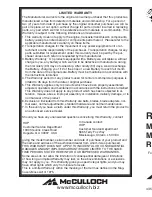 Preview for 4 page of McCulloch MC550R Repair Parts Manual