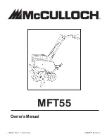 Предварительный просмотр 1 страницы McCulloch MFT55 Owner'S Manual