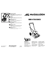 Preview for 1 page of McCulloch MM4756SMD (Russian) Руководство Пользователя