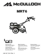 McCulloch MRT6 Instruction Manual preview