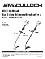 McCulloch MT3025 User Manual preview