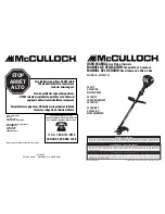 McCulloch MT333707 User Manual preview