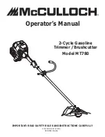 Preview for 1 page of McCulloch MT780 Operator'S Manual