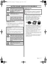 Preview for 177 page of McCulloch T26CS Operator'S Manual