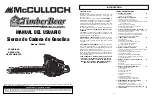 Preview for 42 page of McCulloch TimberBear TM502 User Manual