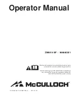 Preview for 1 page of McCulloch ZM4619 BF Operator'S Manual