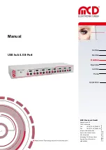 Предварительный просмотр 1 страницы MCD Elektronik USB HUB 3.0 8-PORT Manual