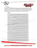 Предварительный просмотр 2 страницы MCD Racing RR5 Competition Instruction Manual