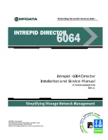 McDATA Intrepid 6064 Director Installation And Service Manual preview