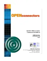 Preview for 1 page of McDATA OPENconnectors Command Line Interface Manual